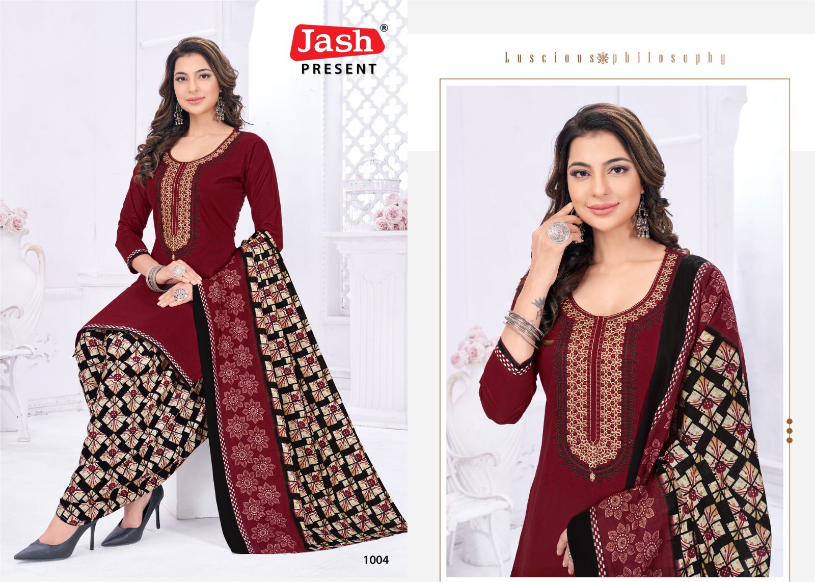 Jash Anupama Vol 1 Cotton Dress Materials Catalog
